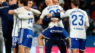 Celebraci&oacute;n del Real Zaragoza contra el Legan&eacute;s