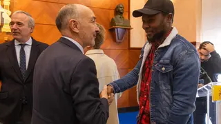El delegado del Gobierno en Arag&oacute;n, Fernando Beltr&aacute;n, en el acto del 45 aniversario de la Constituci&oacute;n