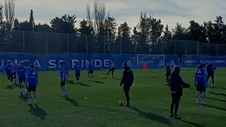 Entrenamiento del Real Zaragoza