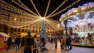 La plaza de la Navidad estar&aacute; abierta hasta el 7 de enero. Foto: Laura Trives