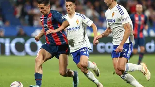 Ambos conjuntos aragoneses se enfrentan a la &uacute;ltima jornada del 2023 en sus respectivos estadios: el Real Zaragoza contra el Levante y el Huesca ante el Cartagena