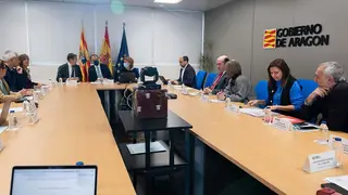 El denominado grupo impulsor ha celebrado su primera reuni&oacute;n este viernes. Foto: Gobierno de Arag&oacute;n