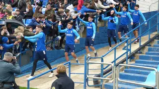 Entrenamiento a puertas abiertas del Real Zaragoza