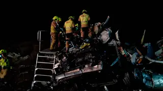 Se trata del primer accidente mortal de el nuevo a&ntilde;o. Foto: Bomberos de Zaragoza