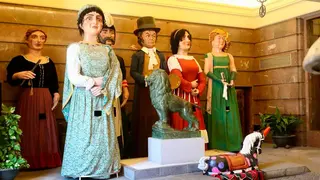 Comparsa-Gigantes-y-Cabezudos-aniversario-Zaragoza