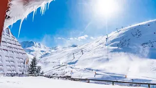 Las nevadas en el valle del Arag&oacute;n. Foto: Ast&uacute;n