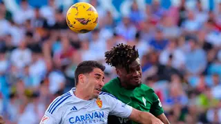 Toni Moya, otro lesionado m&aacute;s en el Real Zaragoza. Foto: LaLiga