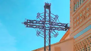 Imagen de la cruz. Foto: PSOE