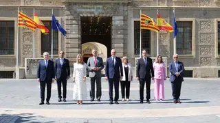 El nuevo Gobierno de Arag&oacute;n, con los nueve consejeros del PP