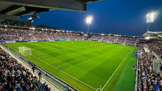 El Alcoraz ha sido elegido por la distancia media entre los dos equipos que disputan la final. Foto de archivo.