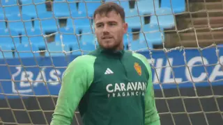 Poussin comienza su segunda temporada con el Real Zaragoza.