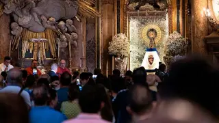 Imagen de archivo de la ofrenda del Real Zaragoza