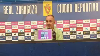 V&iacute;ctor ha comparecido antes de la visita del Real Zaragoza a Miranda