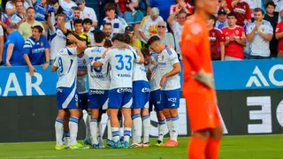 El Real Zaragoza pas&oacute; por encima del Elche de Sarabia y recuper&oacute; el liderato en la jornada 4. Foto: LaLiga