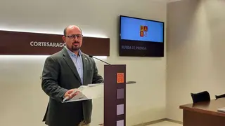 Alberto Izquierdo, este viernes en rueda de prensa. Foto: PAR