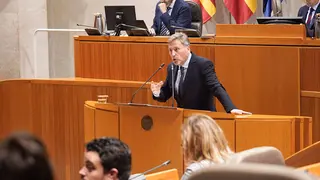 El portavoz de CHA, Jos&eacute; Luis Soro. Foto: Cortes de Arag&oacute;n