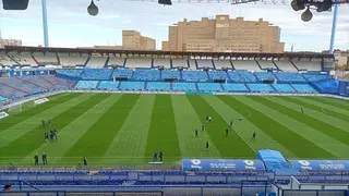 Todo listo en La Romareda para el Real Zaragoza - Almer&iacute;a