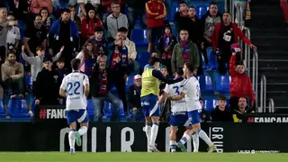 Liso, en una imagen de archivo con el Real Zaragoza. Foto: LaLiga