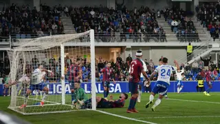 El duelo aragon&eacute;s en El Alcoraz acab&oacute; 1-1. Foto: Pilar &Aacute;lvarez.
