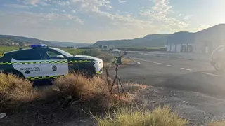 El dispositivo de verificaci&oacute;n de velocidad de la Guardia Civil de Fraga que pill&oacute; al conductor a m&aacute;s de 180 km/h