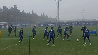 El Real Zaragoza no ha particularizado la preparaci&oacute;n del partido ante el Albacete en la defensa