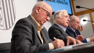 El consejero Octavio L&oacute;pez, este jueves, en rueda de prensa antes de la bilateral. Foto: Fabi&aacute;n Sim&oacute;n