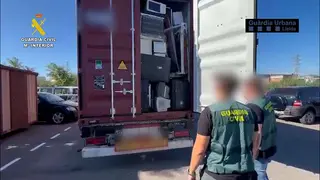La Guardia Civil ha recuperado un contenedor mar&iacute;timo con objetos robados valorado en 500.000 euros