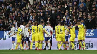 El Real Zaragoza apenas ha sumado dos puntos en La Romareda desde la llegada de Miguel &Aacute;ngel Ram&iacute;rez, uno de ellos ante el C&aacute;diz. Foto: Pilar &Aacute;lvarez