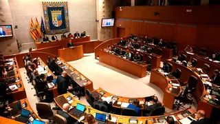 Pleno de las Cortes de Arag&oacute;n. Foto: Andr&eacute;s Garc&iacute;a