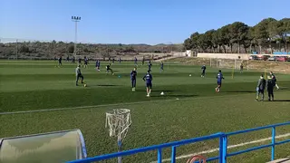 El Real Zaragoza ha vuelto a entrenar este martes en la Ciudad Deportiva