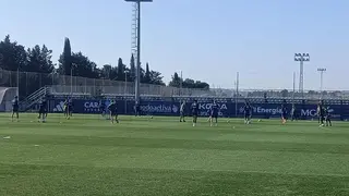 El Real Zaragoza ha regresado a entrenar este lunes en la Ciudad Deportiva