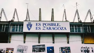 El C&oacute;rdoba debe visitar La Romareda este lunes a las 20.30 horas. Foto: Real Zaragoza