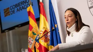 Carmen Sus&iacute;n en rueda de prensa. Foto: Fabi&aacute;n Sim&oacute;n (DGA)