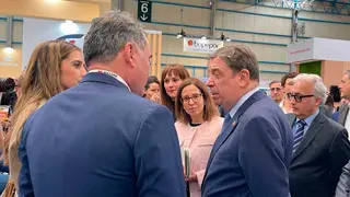 El ministro de Agricultura, Pesca y Alimentaci&oacute;n, Luis Planas, este martes en la inauguraci&oacute;n de Figan. Foto: E.P.