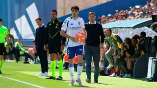 Gabi logr&oacute; la victoria ante el Mirand&eacute;s y espera repetir en el Real Zaragoza - Eibar. Foto: Pilar &Aacute;lvarez