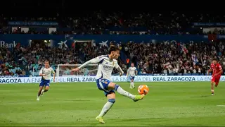 El Real Zaragoza tiene tres partidos para sellar la permanencia. Foto: Pilar &Aacute;lvarez