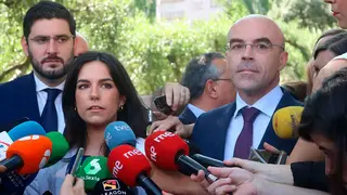 Nolasco, Pepa Mill&aacute;n y Buxad&eacute; el d&iacute;a de inicio de la legislatura. Foto: Archivo