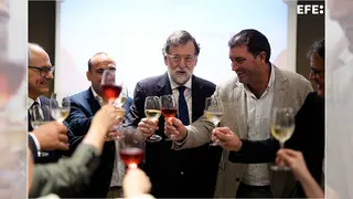 Mariano Rajoy brindis por premio DO vinos