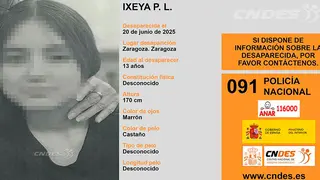 La menor de 13 a&ntilde;os hab&iacute;a desaparecido en Zaragoza el pasado 20 de junio.
