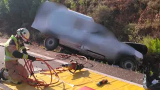 Una hombre ha fallecido a primer hora de este s&aacute;bado como consecuencia de un accidente de tr&aacute;fico a la entrada de Brea de Arag&oacute;n (Zaragoza).