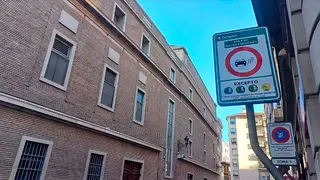 Se&ntilde;alizaci&oacute;n ZBE. Foto: Arag&oacute;n Press
