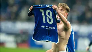Paulino tras anotar un gol con el Real Oviedo. Foto: Real Oviedo