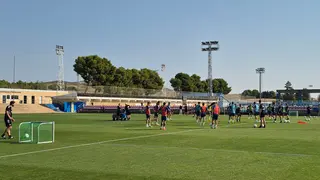 entrenamiento del real zaragoza