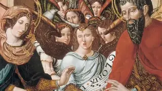 Detalle de La Natividad. Foto: Museo del Prado (en X)