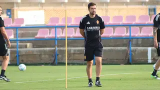 Gabi ve bien al Real Zaragoza a pesar de las dificultades. Foto: Pilar &Aacute;lvarez