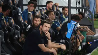 Gabi, hace dos semanas, durante el Real Zaragoza - Andorra. Foto: Pilar &Aacute;lvarez