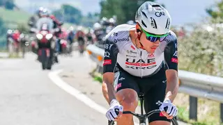 Ayuso se ha llevado la victoria de etapa en Cerler. Foto: La Vuelta