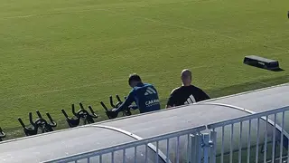 Imagen de Valery este mi&eacute;rcoles en bicicleta. Desde entonces no ha vuelto a aparecer. Foto: M.G.