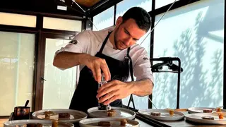 Christian Mor es el cocinero de Fendo, junto a Eneko Silva. Foto: Instagram @chris___mor