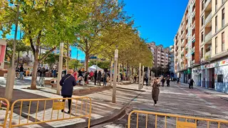 La plaza despu&eacute;s del desalojo. Foto cedida